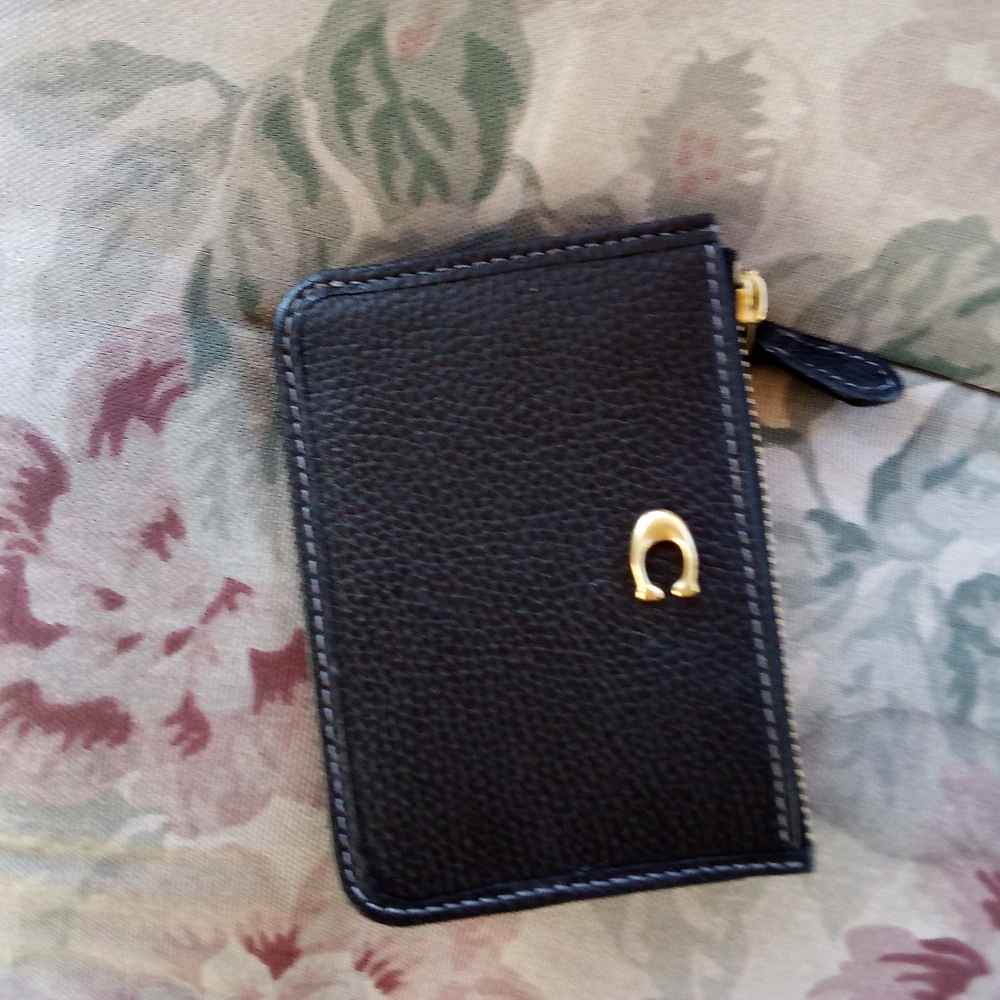 Black Leather Card Wallet